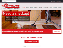 Tablet Screenshot of mrcentralvac.com